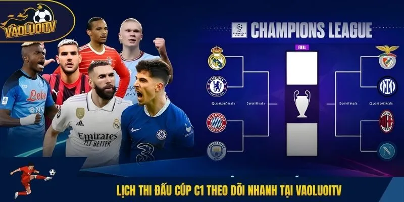 Lịch thi đấu cúp C1 theo dõi nhanh tại Vaoluoitv